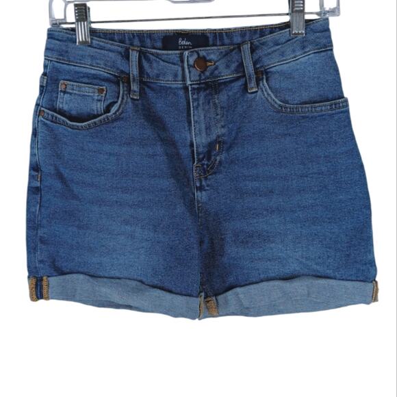 Boden High Rise Denim Shorts Blue size 4